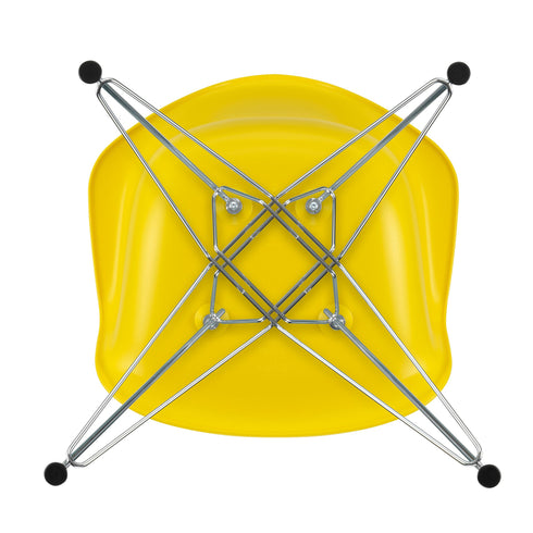 Cadeira de Braços em Plástico Eames DAR / Base Cromada